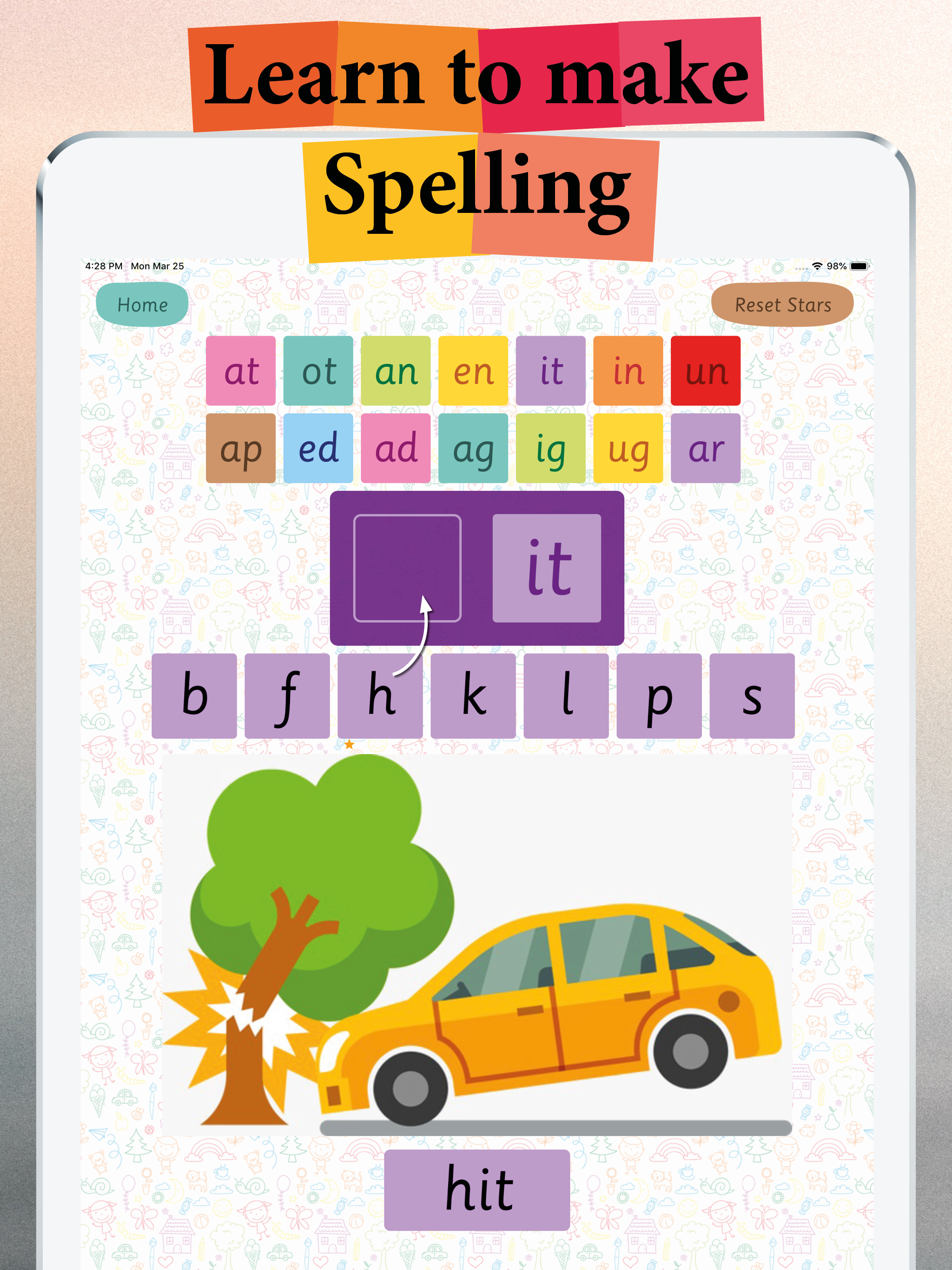 3 Letter CVC Words Formation