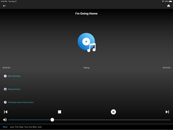 AirMusic Control iPad screenshot 6 - Music app