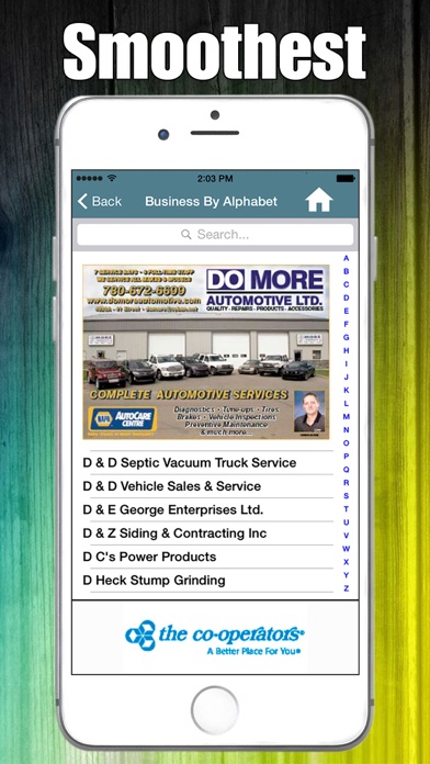 Camrose Directory Screenshot