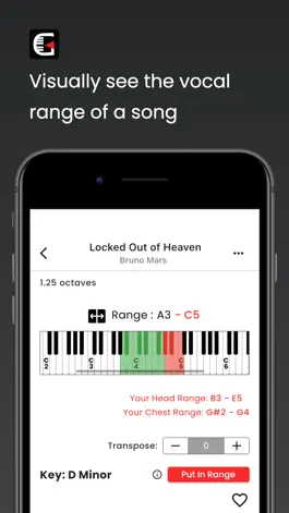 Game screenshot Vocal Gauge: Range Transposer mod apk