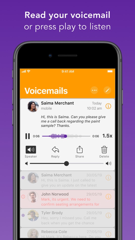 #3. Spark Voicemail (iOS) 由: Norwood Systems (Aust) Pty Ltd