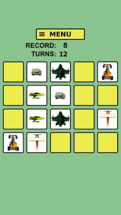 Pairs - Concentration in cards Screenshot