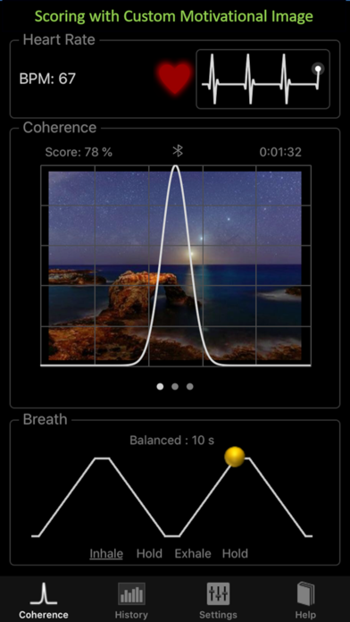 HeartRate+ Coherence PRO Screenshot