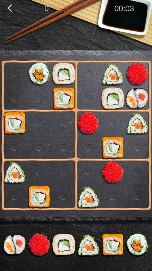 #1. Sudoku Wiz: Scrumptious Sushi (iOS) 由: The Redington Group