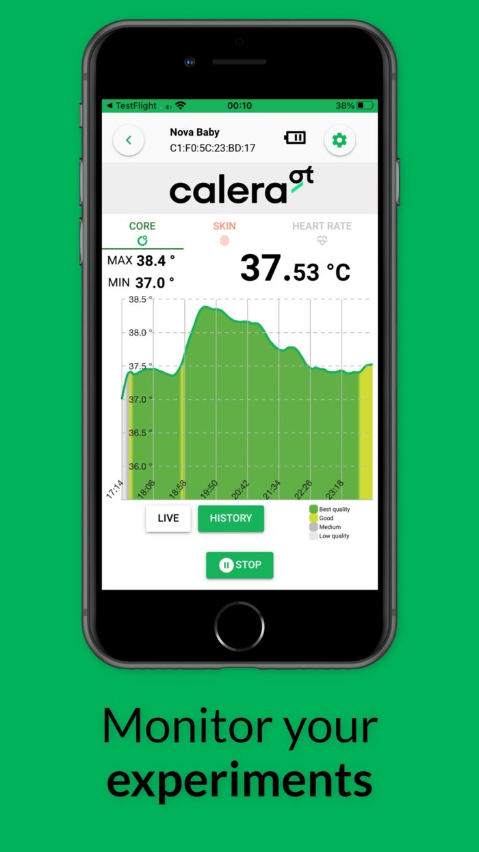 calera - core body temp