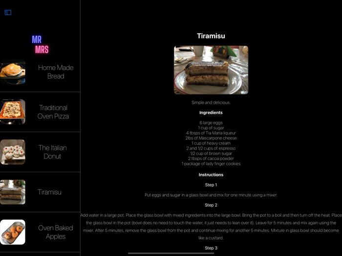 MR and MRS Traditional Cooking