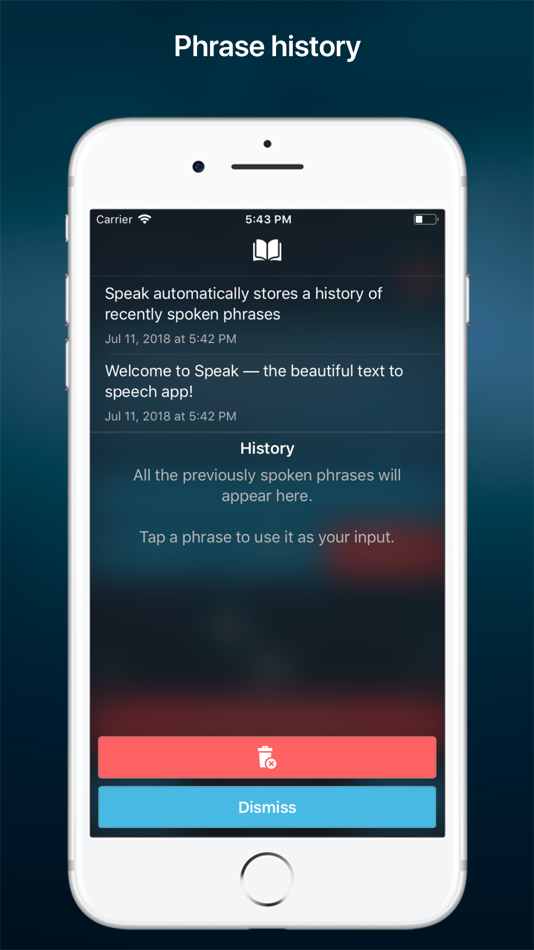 #4. Speak • Speech Synthesizer (iOS) By: Loic Verrall