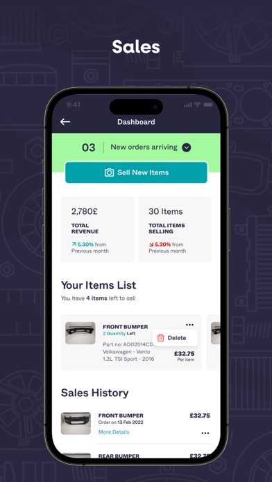 PartsXchange Screenshot