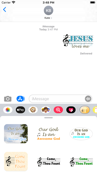 Christian Music Stickers Screenshot