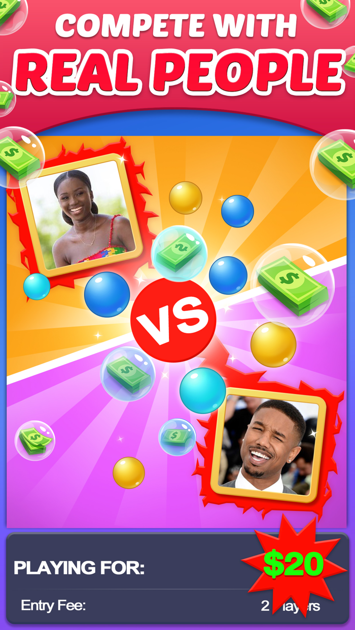 Bubble Arena Cash Prizes