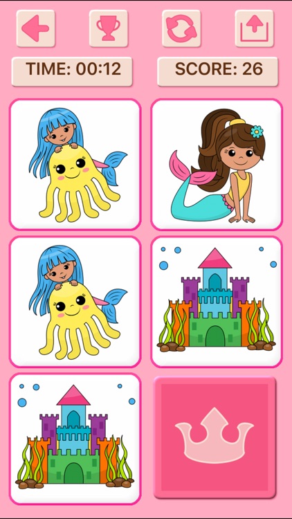 Princess Unicorn Memory Games screenshot-6