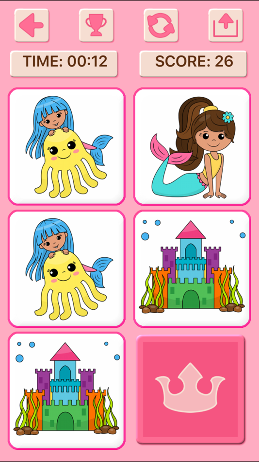 #7. Princess Unicorn Memory Games (iOS) โดย: Irina Schens