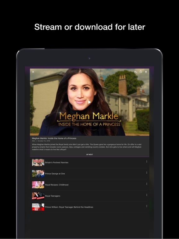 True Royalty TV iPad screenshot 4 - Entertainment app