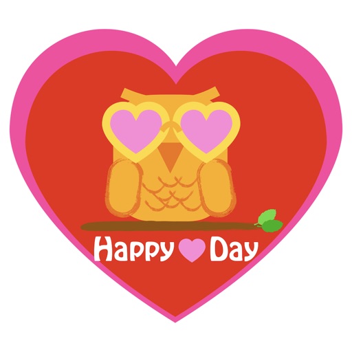 cute Valentine greetings icon