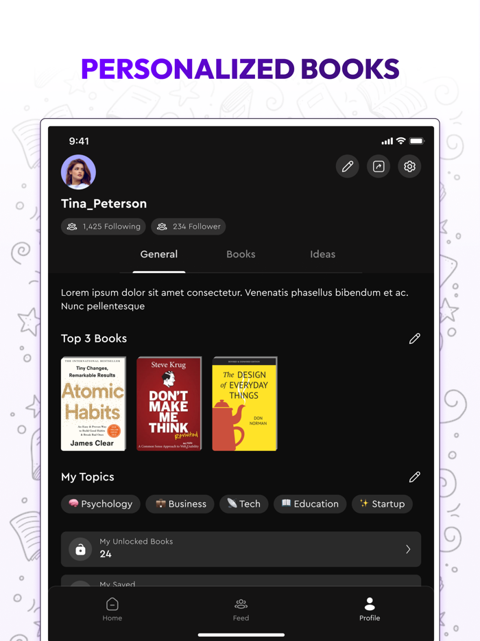 Oter - A micro book app