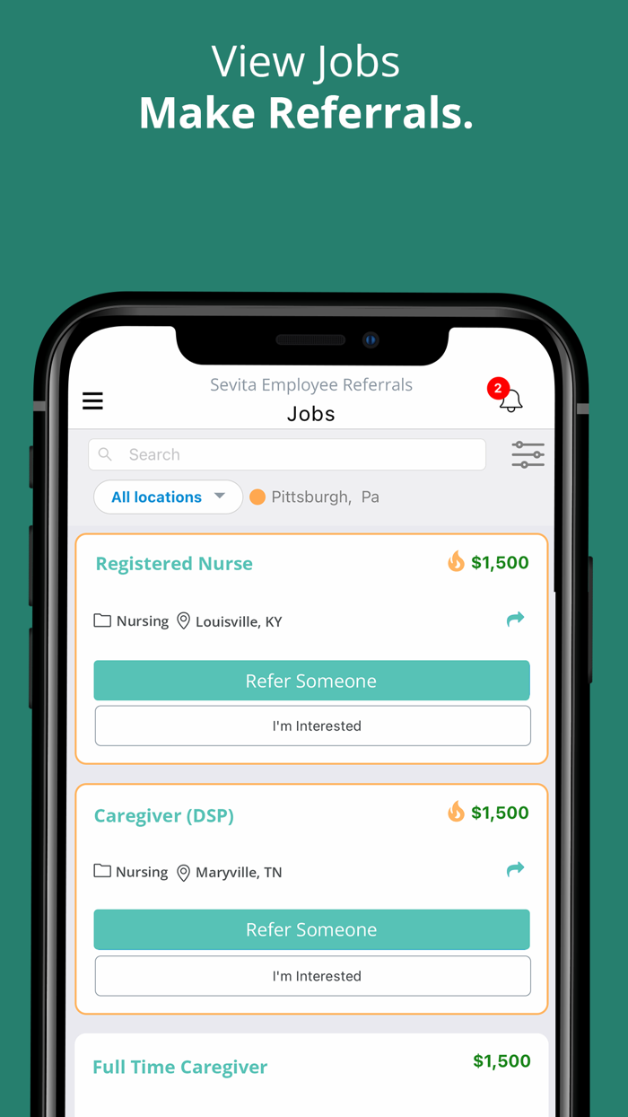 Sevita Employee Referrals