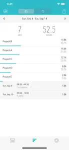 Timesheet - Time Tracker screenshot #4 for iPhone