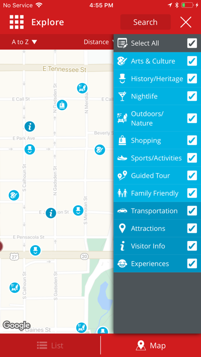 Visit Tallahassee! Screenshot