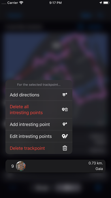 TrackGuide Screenshot