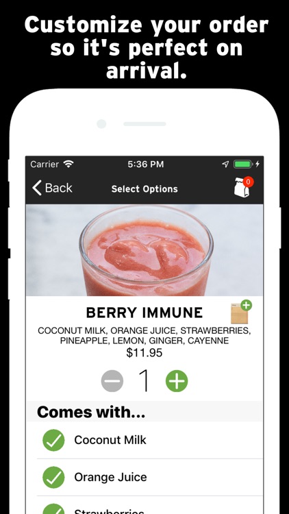 Fruitive - Mobile Ordering