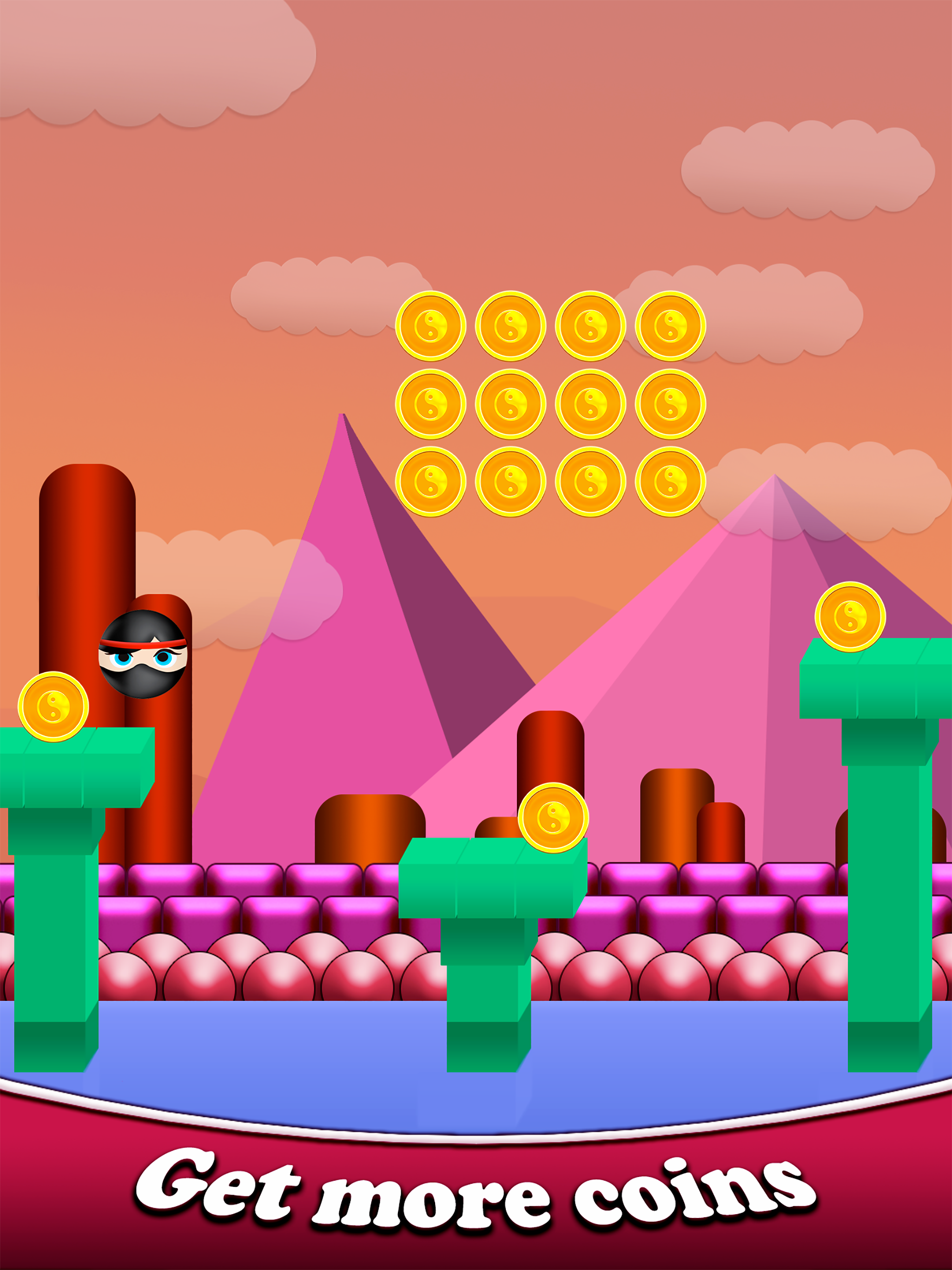 Fun Ninja Games run & jump screenshot 8