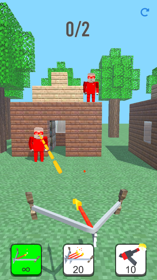 #1. Burn it Down! 3D Pixel Game (iOS) By: AI Games FZ
