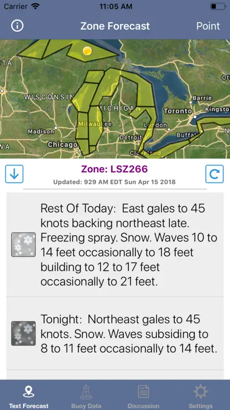 Great Lakes Boating Weather screenshot 2 of 6
