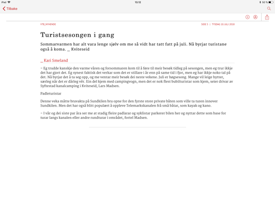 Screenshot #5 pour Vest-Telemark blad eAvis