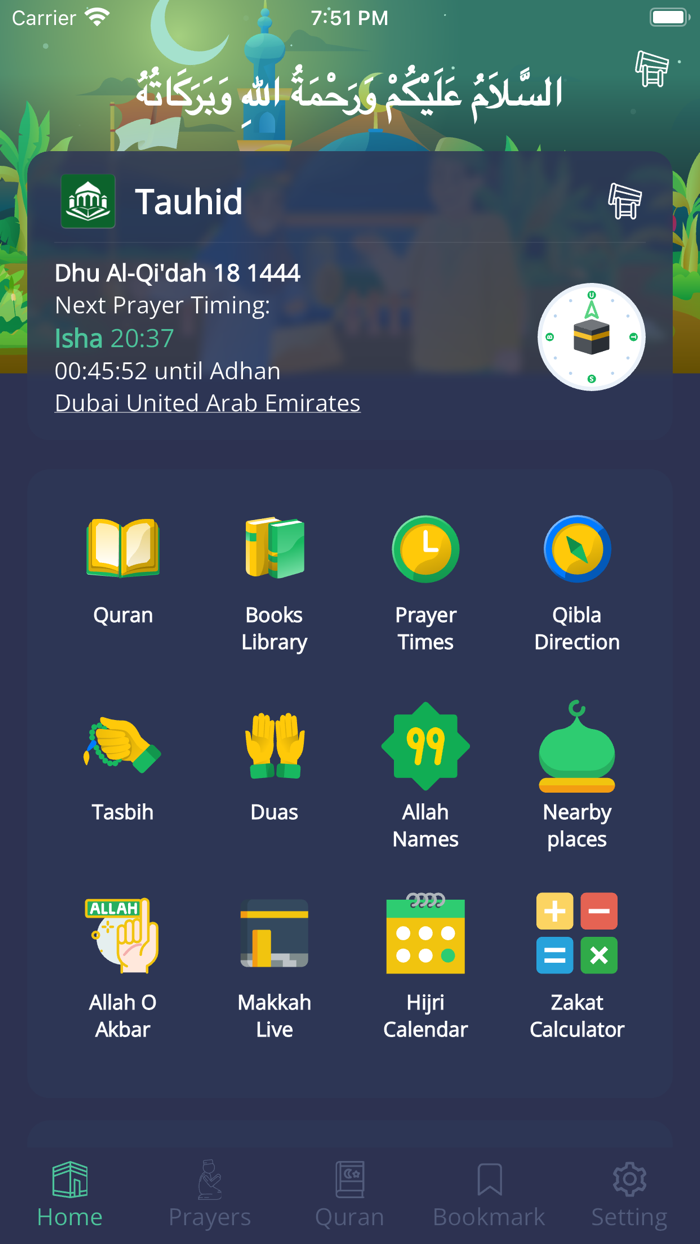 TauhidQuranAzan Prayer Times