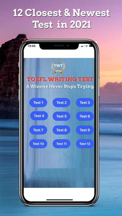 EZ Test - TOEFL® Writing PRO Screenshot