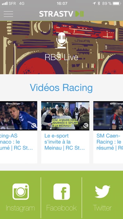 StrasTV App Screenshot
