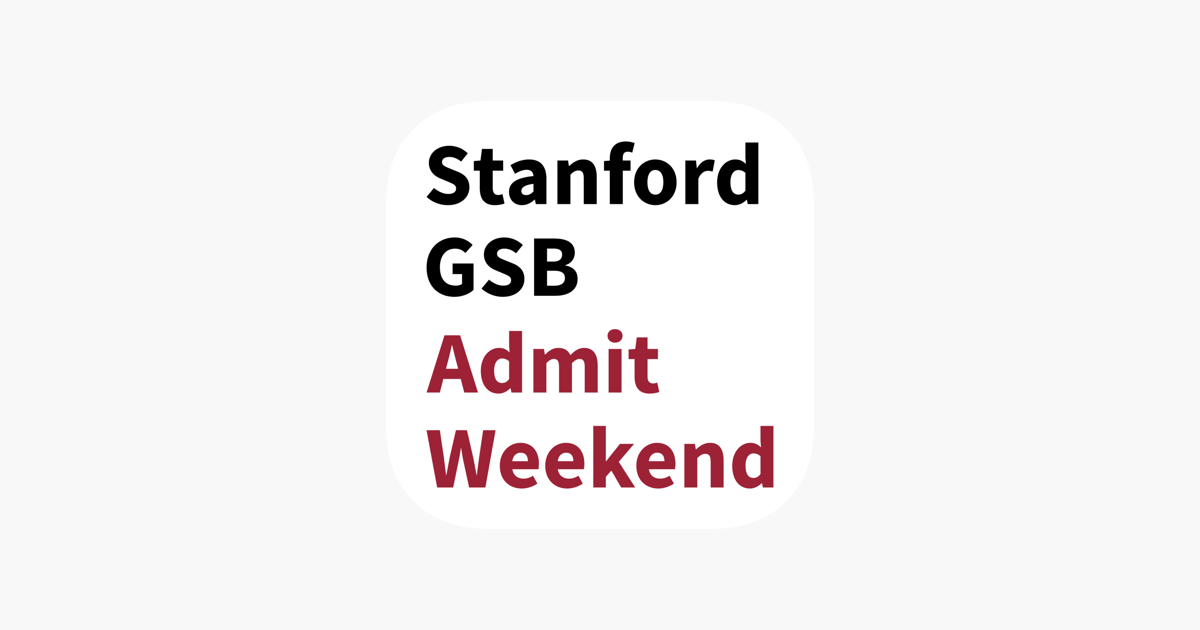 ‎Stanford GSB Admit Weekend on the App Store