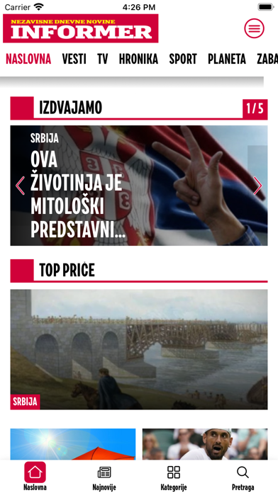Screenshot #1 pour Informer novine