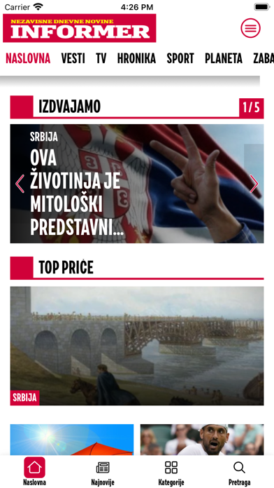 Informer novine Screenshot