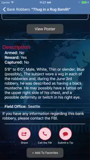 fbi bank robbers iphone screenshot 3