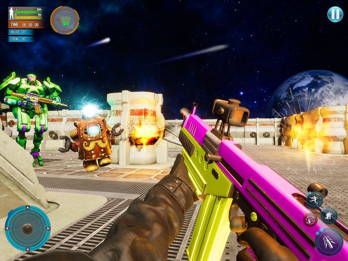 Metal Robots war shooting game