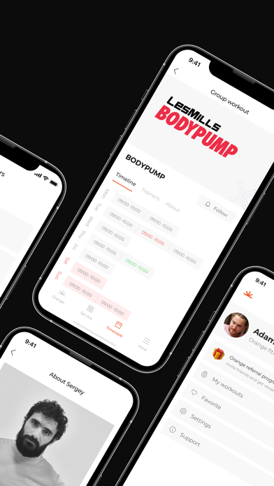Orange Fitness Screenshot