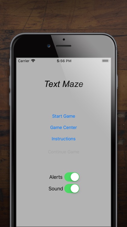 Text Maze