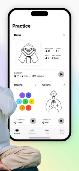 Game screenshot ReikiAll - Practice & Timer apk