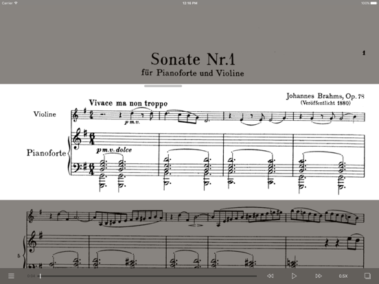 Screenshot #4 pour Brahms Violin Sonatas