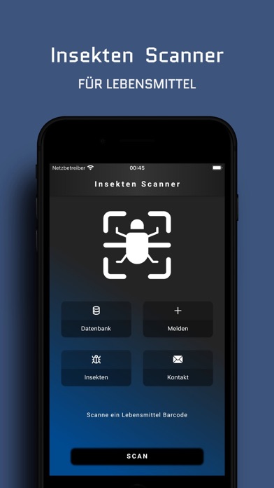 Insect Food Scanner Screenshot