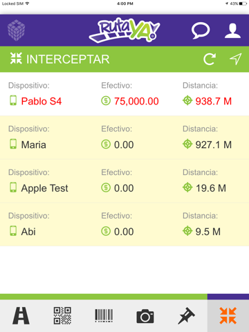 RutaYa iPad screenshot 4 - Navigation app
