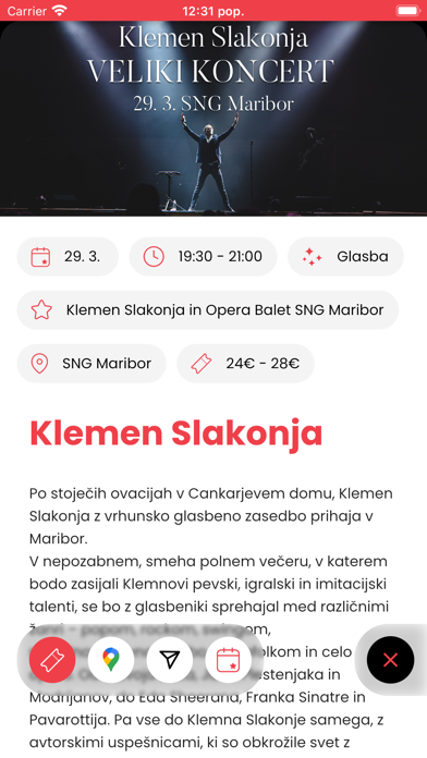 Kam - mestni koledar Maribor Screenshot