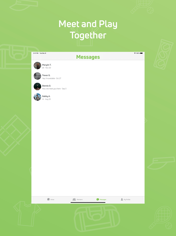 Kort Find Tennis Partners