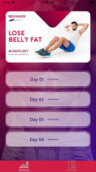 Lose Belly Fat at Home Workout Screenshot