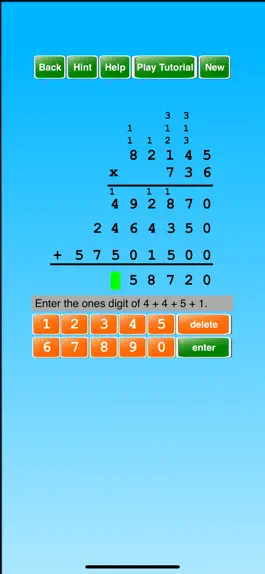 Game screenshot Multiplication School ! ! hack