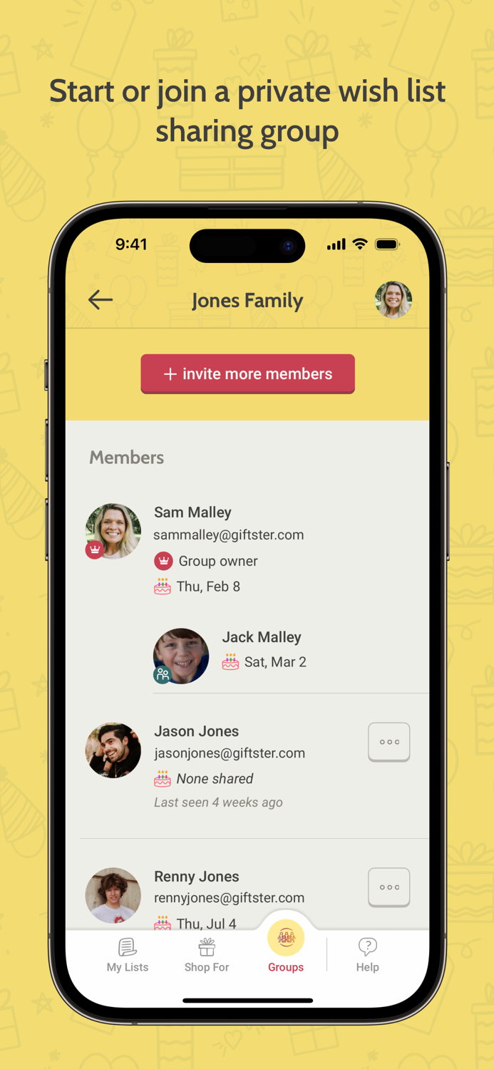 Giftster - Wish List Registry