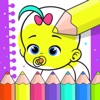 Coloring Babies - Baby drawing icon