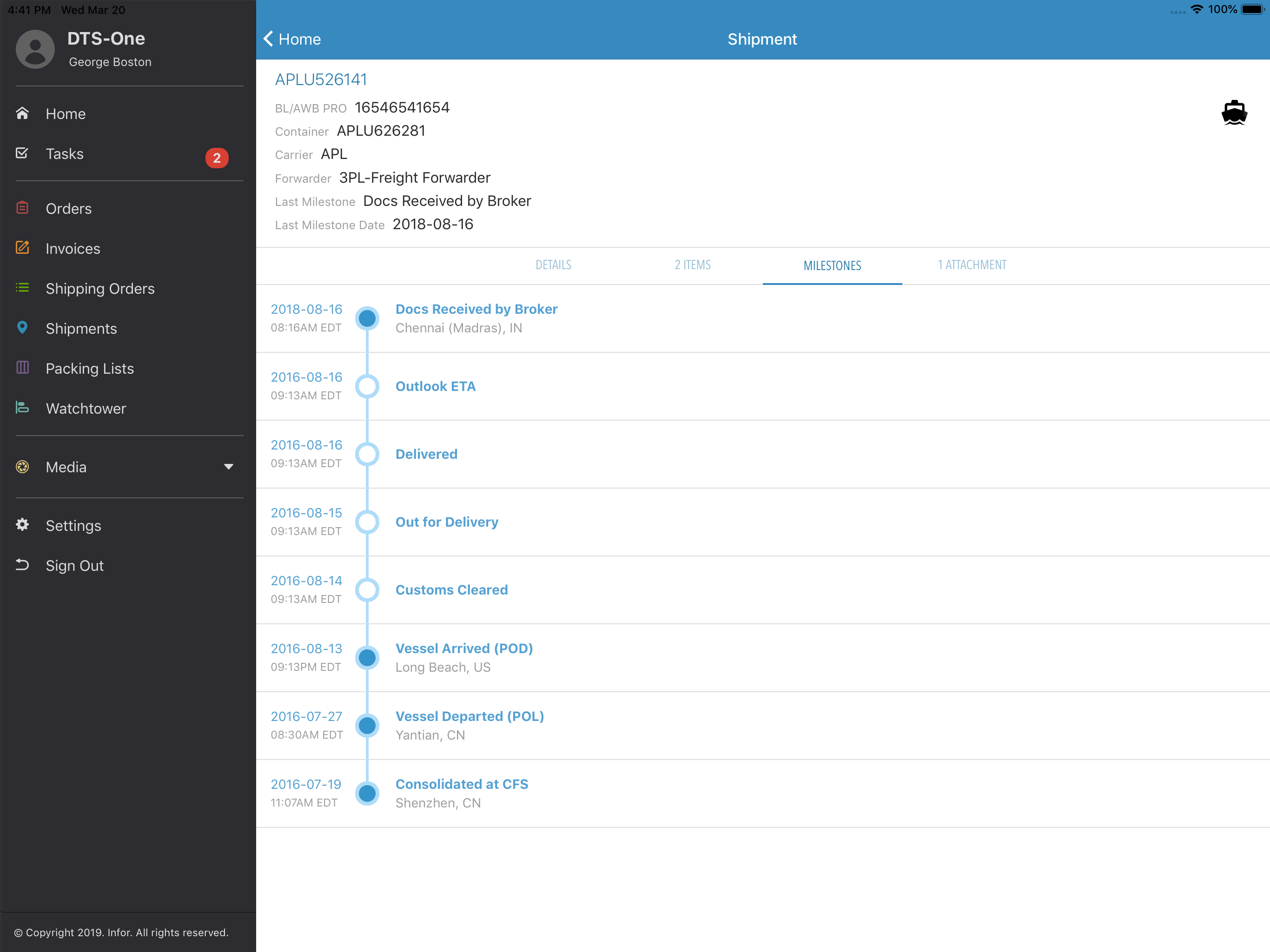 Infor Nexus Mobile screenshot 6