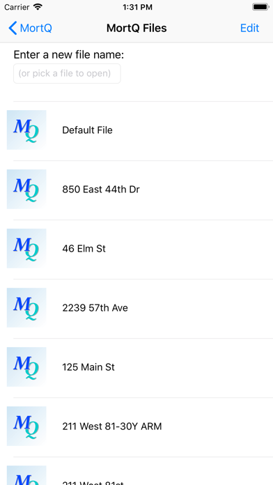 MortQ Mortgage Qualifier Screenshot